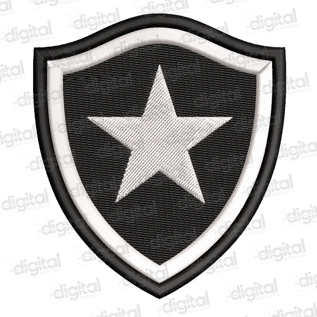 Matriz Bordado Escudo Bota Fogo