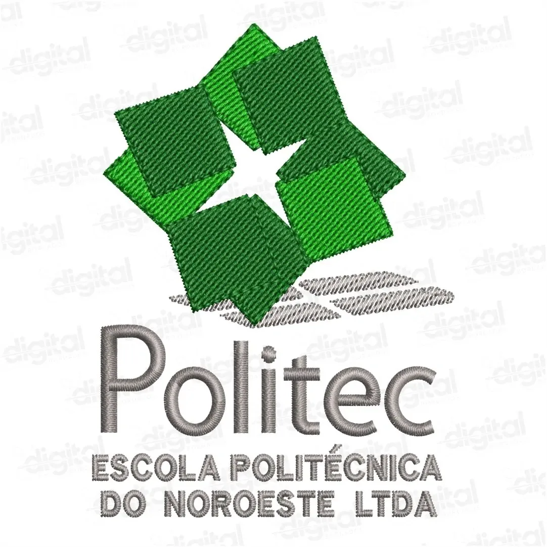 Matriz Bordado Politec Escola Politécnica do Noroeste