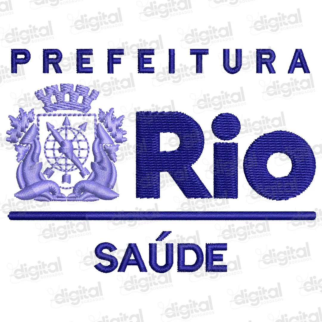 Matriz Bordado Prefeitura Rio Saúde