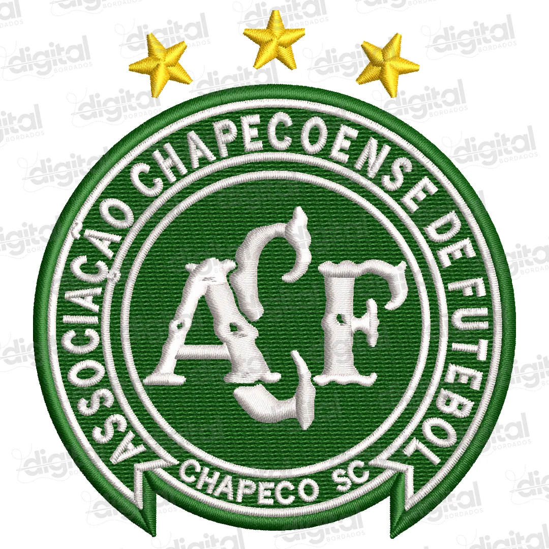 Matriz Bordado Escudo Chapecoense de Futebol
