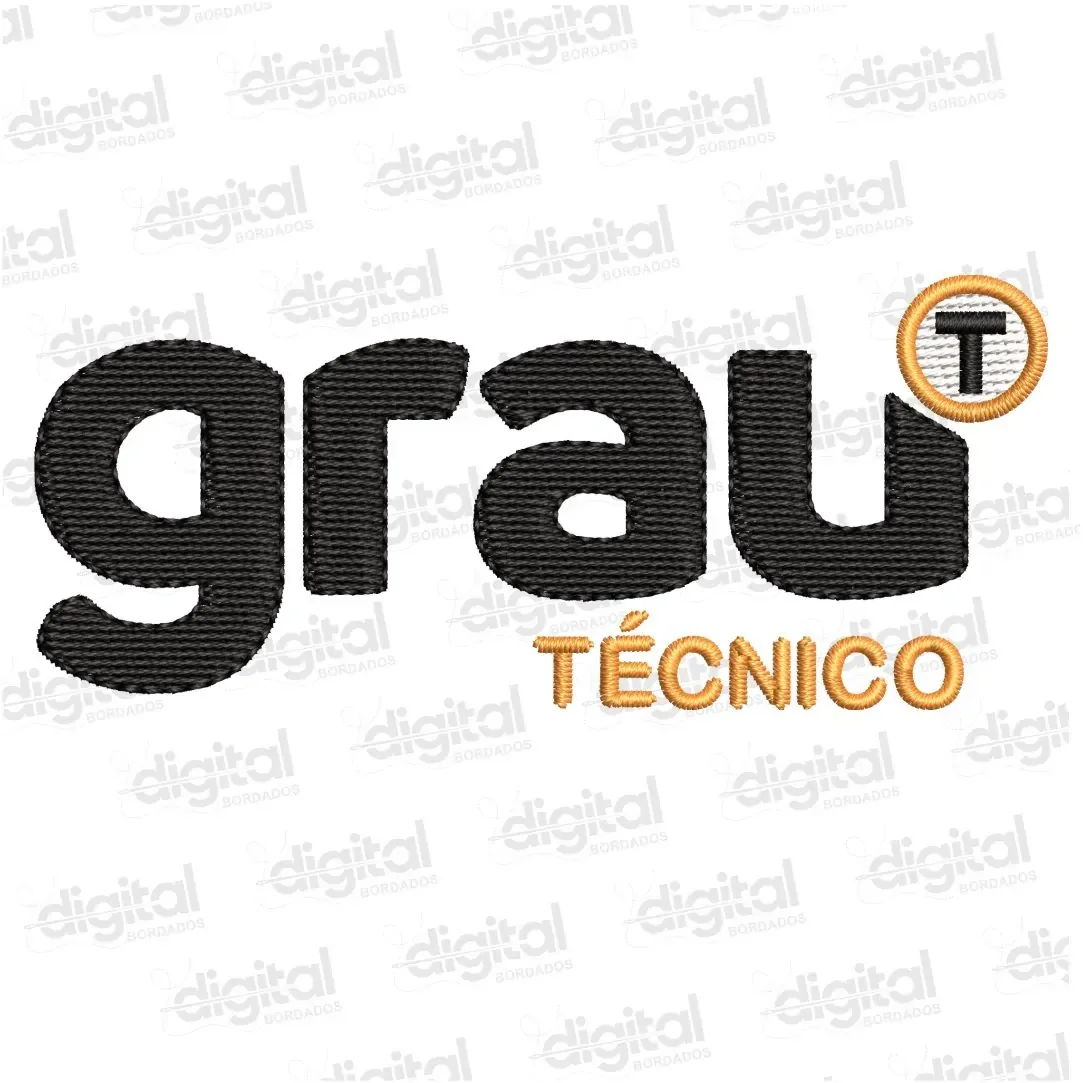 Matriz Bordado Rede de Ensino Grau Técnico