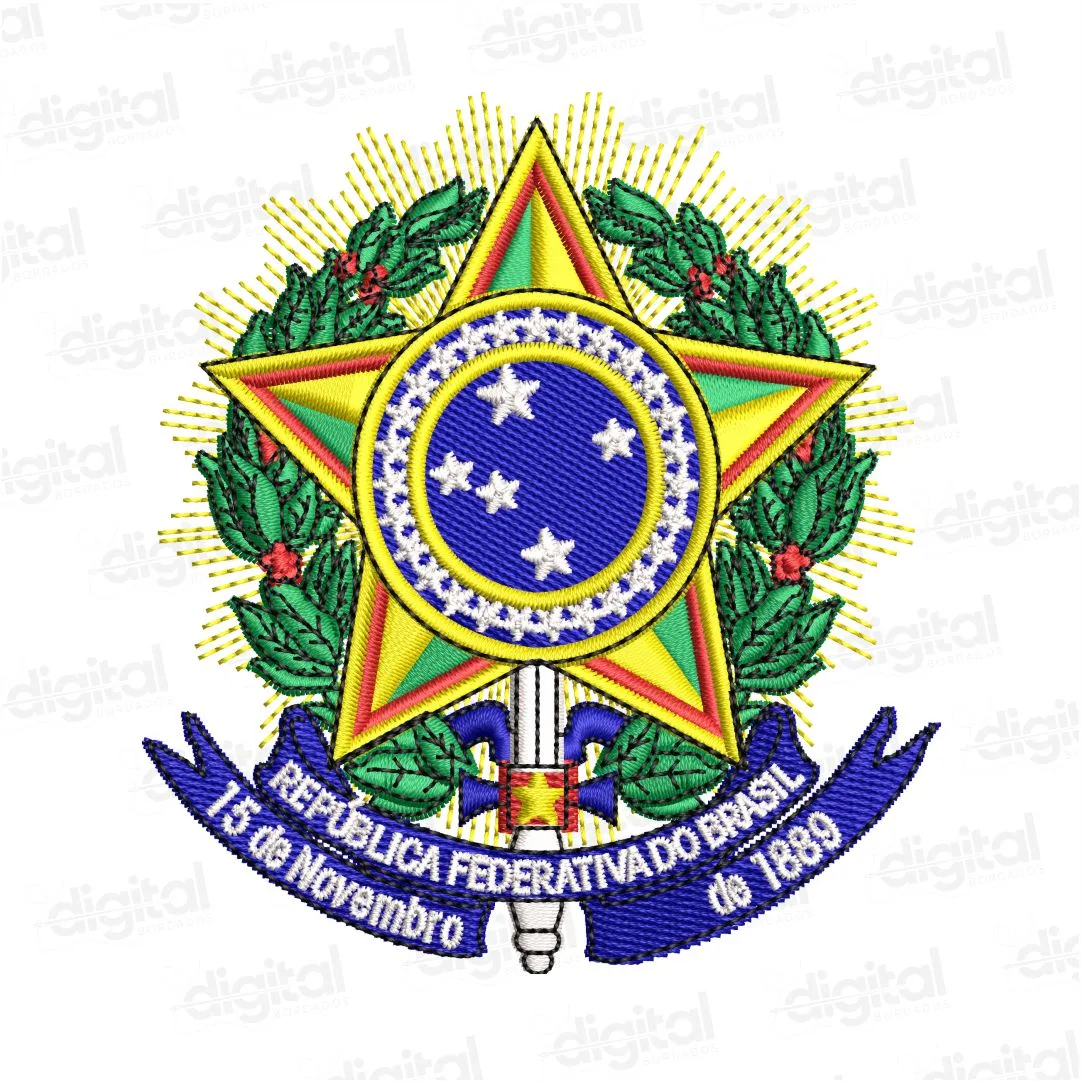 Matriz Bordado República Federativa do Brasil
