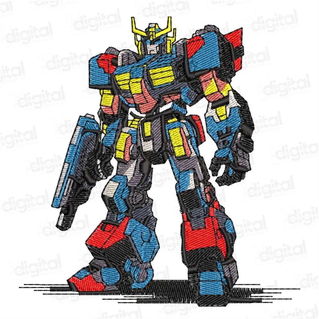 Matriz Bordado Robô Transformers