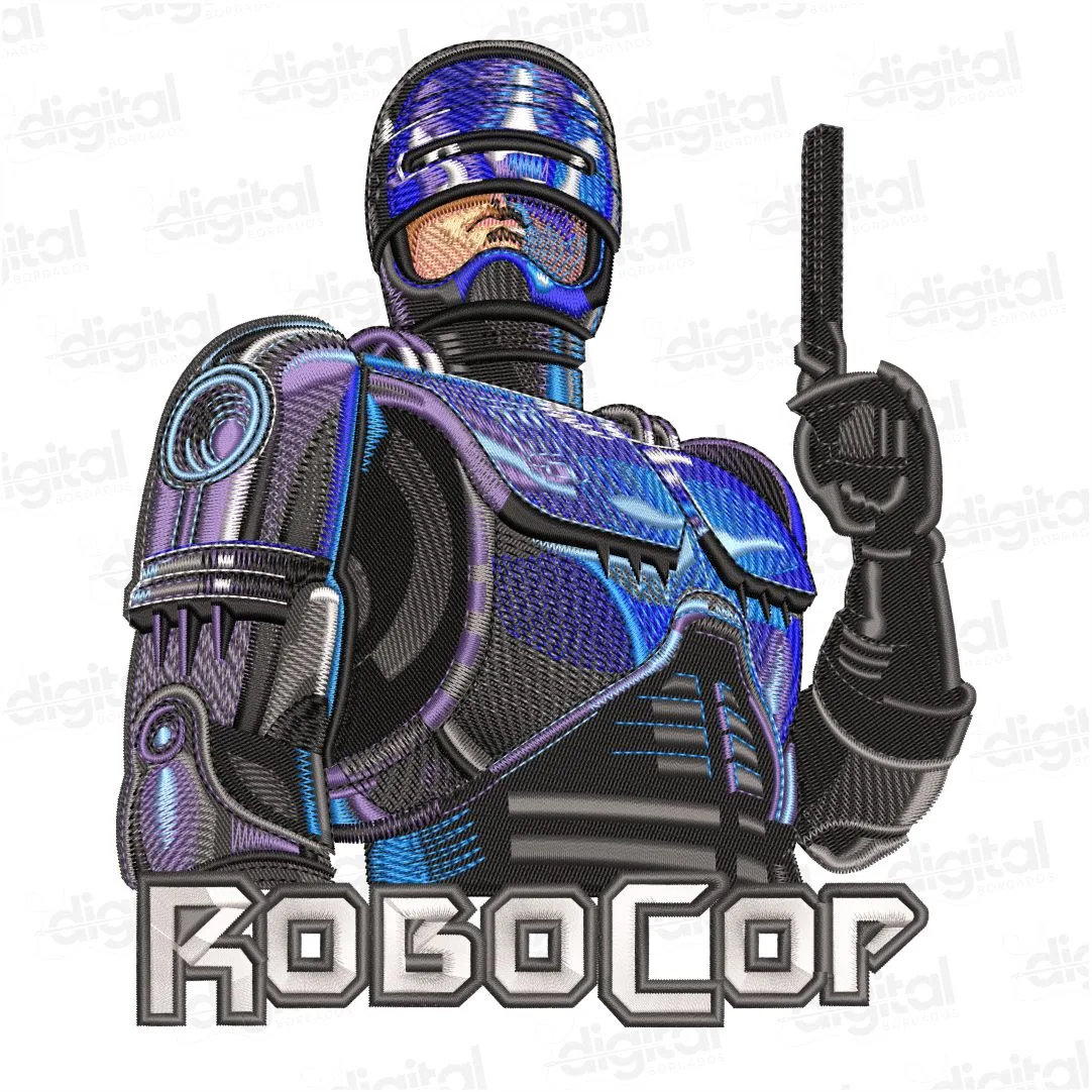 Matriz Bordado Robocop