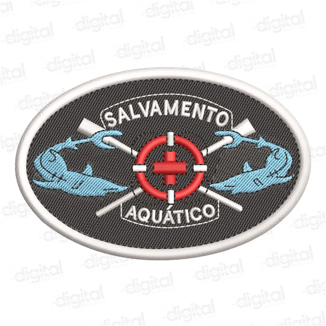 Matriz Bordado Salvamento Aquático