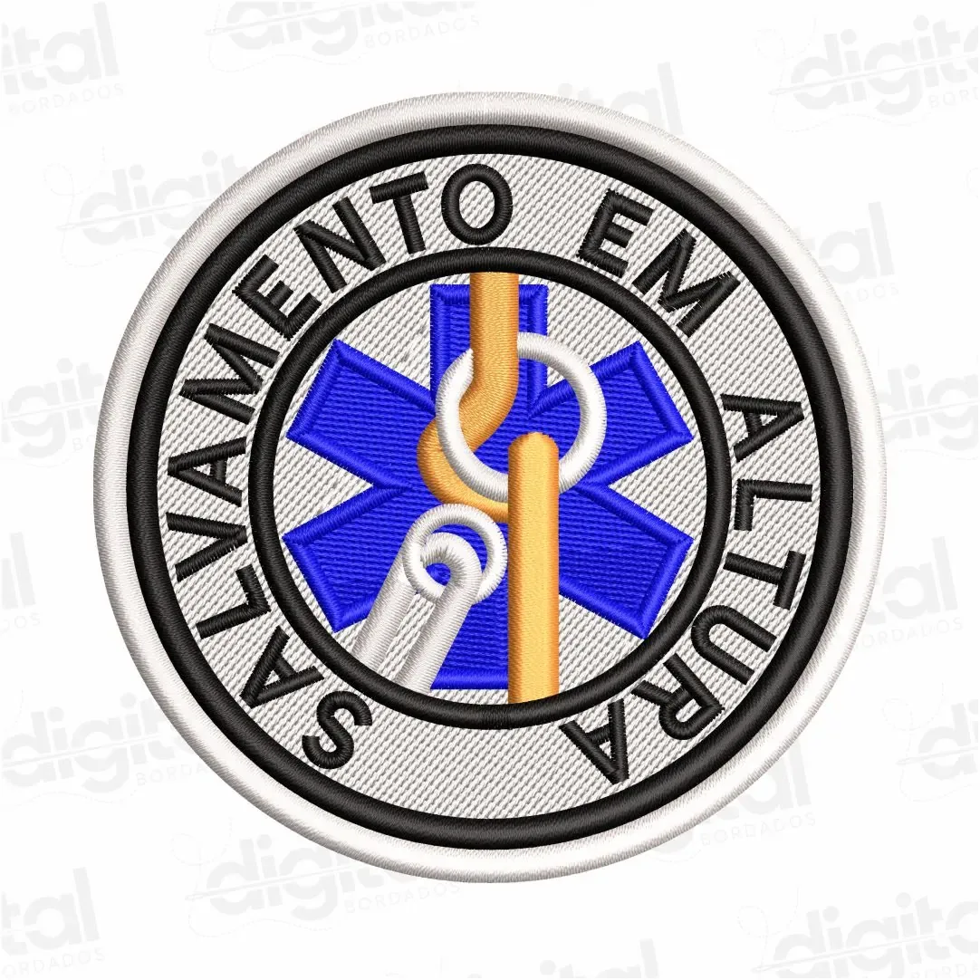 Matriz Bordado Salvamento em Altura