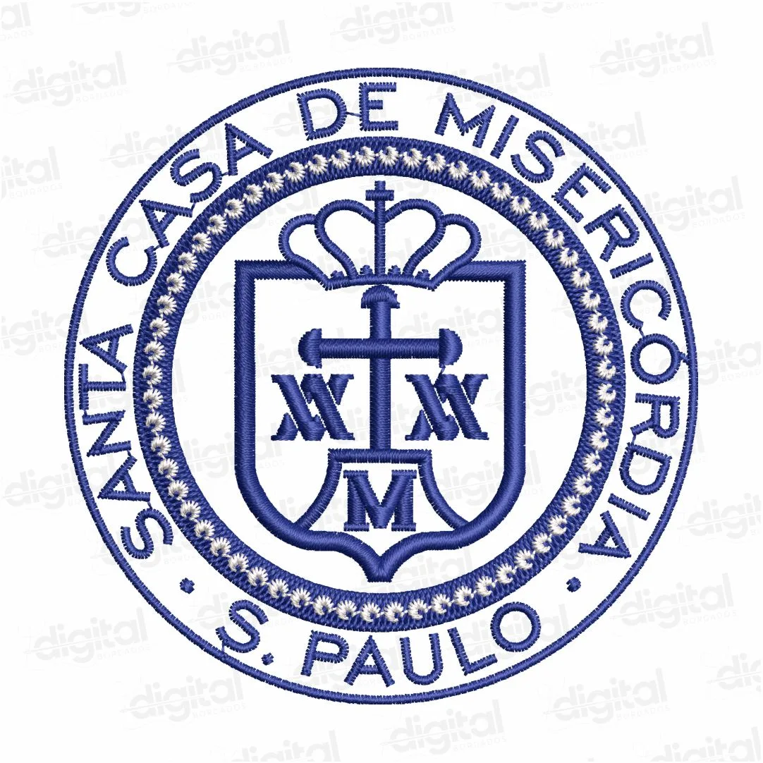 Matriz Bordado Santa Casa de São Paulo 2