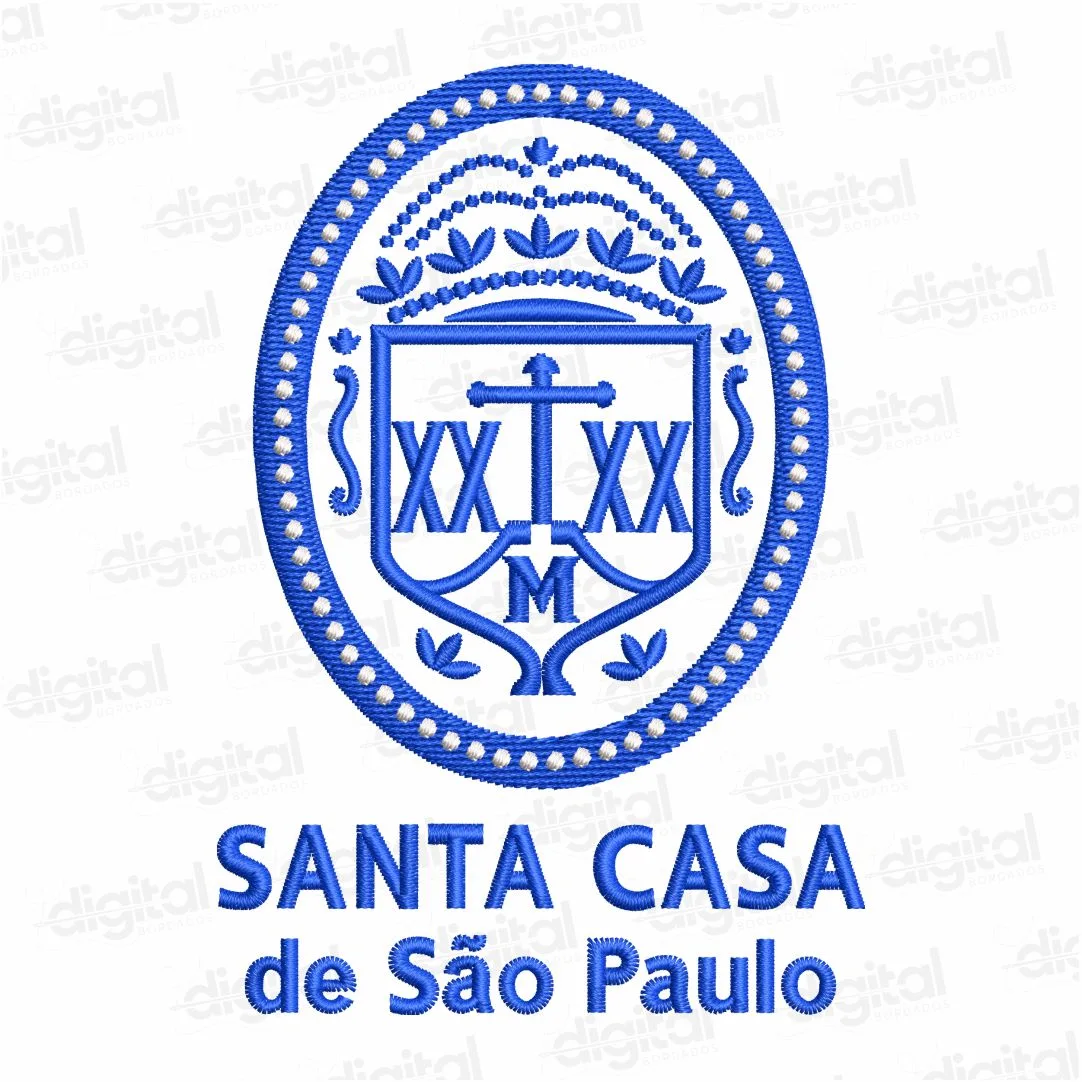 Matriz Bordado Santa Casa de São Paulo