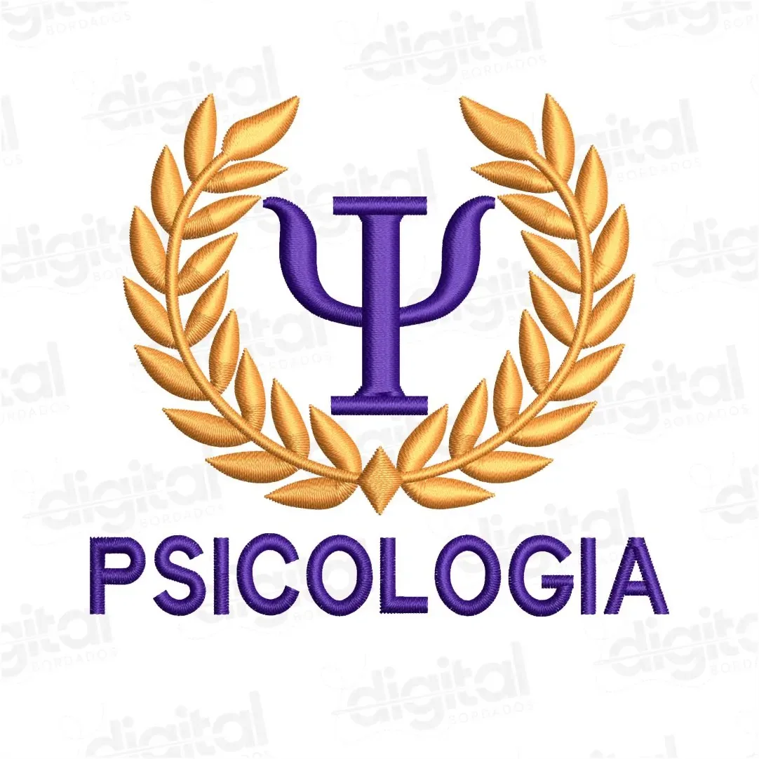 Matriz Bordado Símbolo Psicologia 2