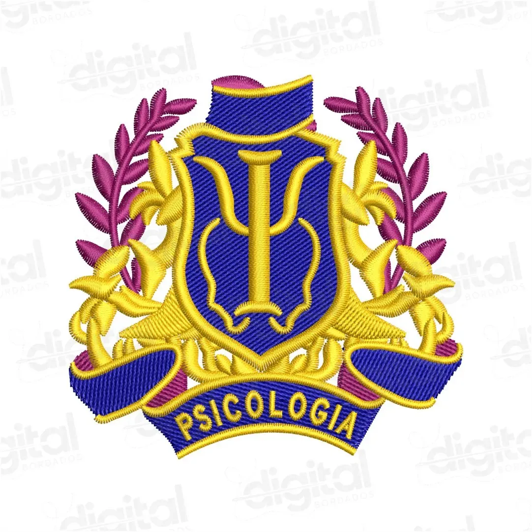 Matriz Bordado Símbolo Psicologia 3