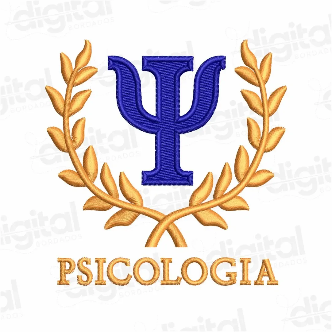Matriz Bordado Símbolo Psicologia 5