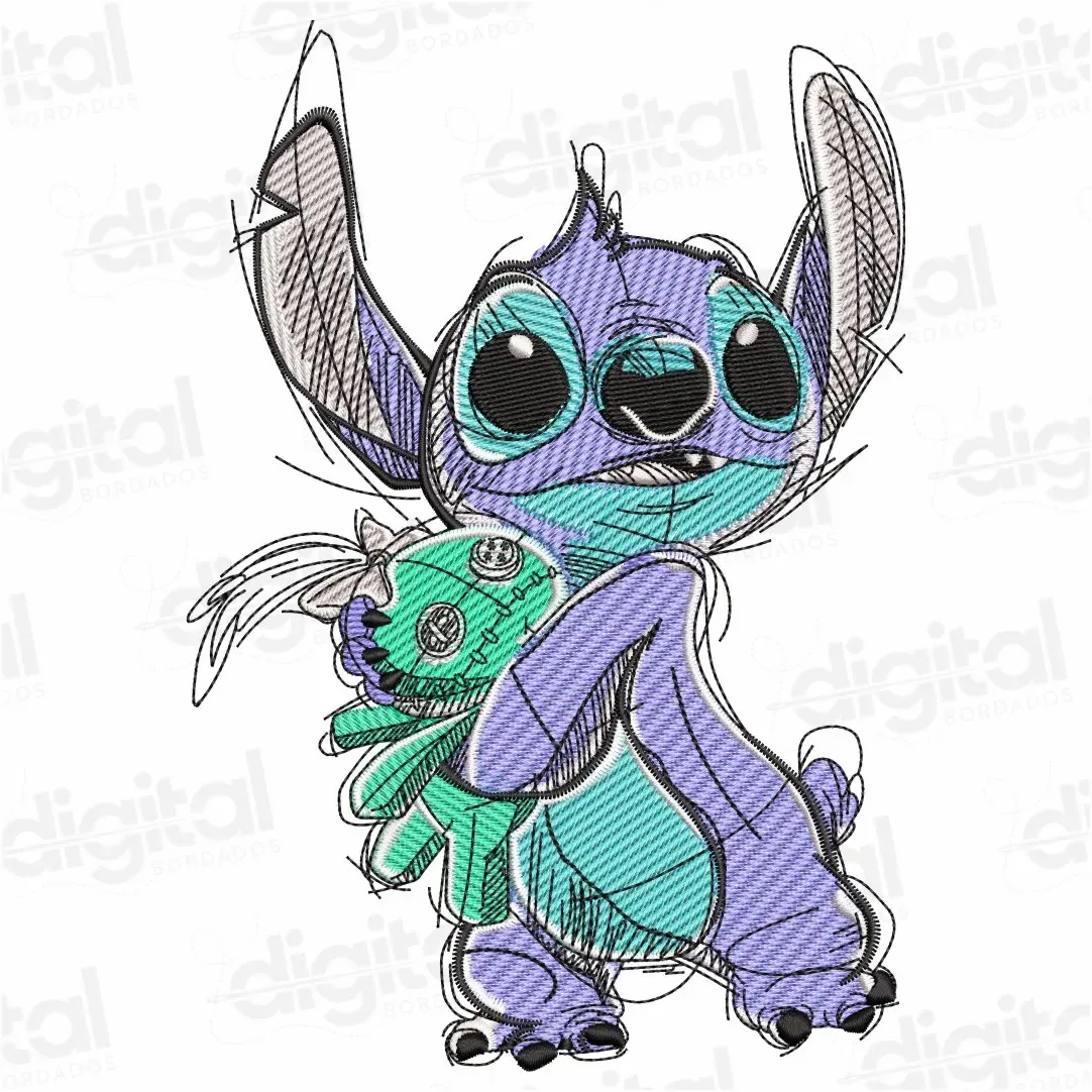 Matriz Bordado Stitch Lilo Concept