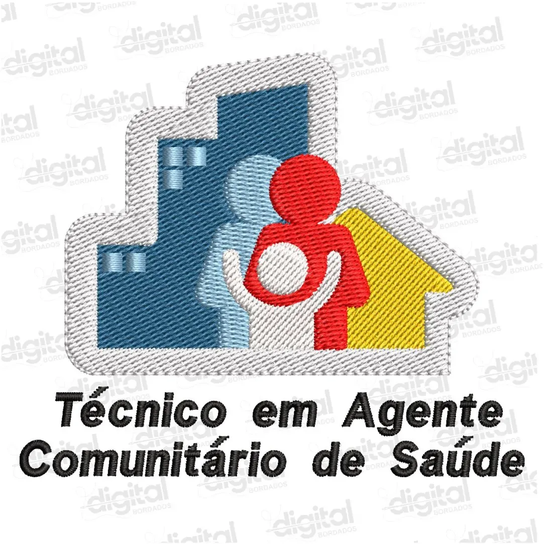 Matriz Bordado Téc Agente Comunitário de Saúde