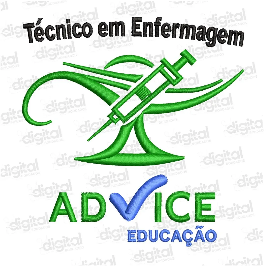 Matriz Bordado Tec Enfermagem Advice Educação