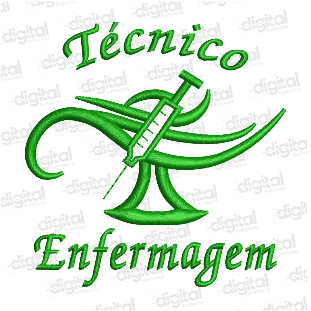 Matriz Bordado Técnico em Enfermagem 4