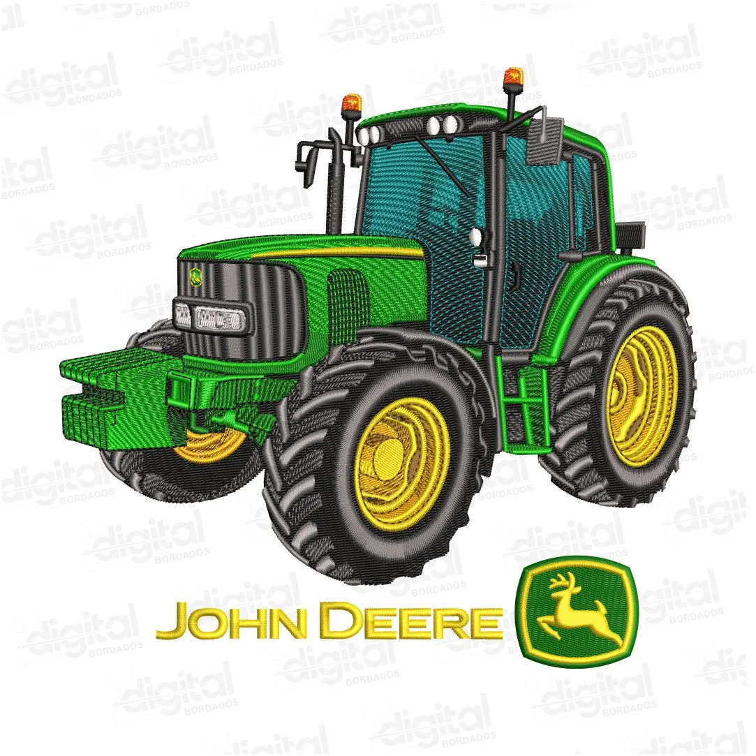 Matriz Bordado Trator John Deere 2