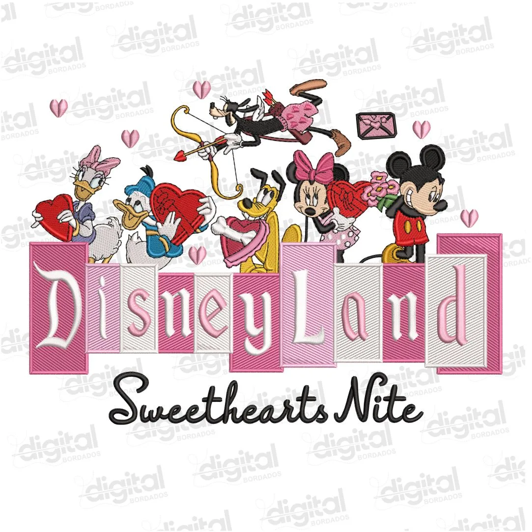 Matriz Bordado Turma do Mickey Disneyland