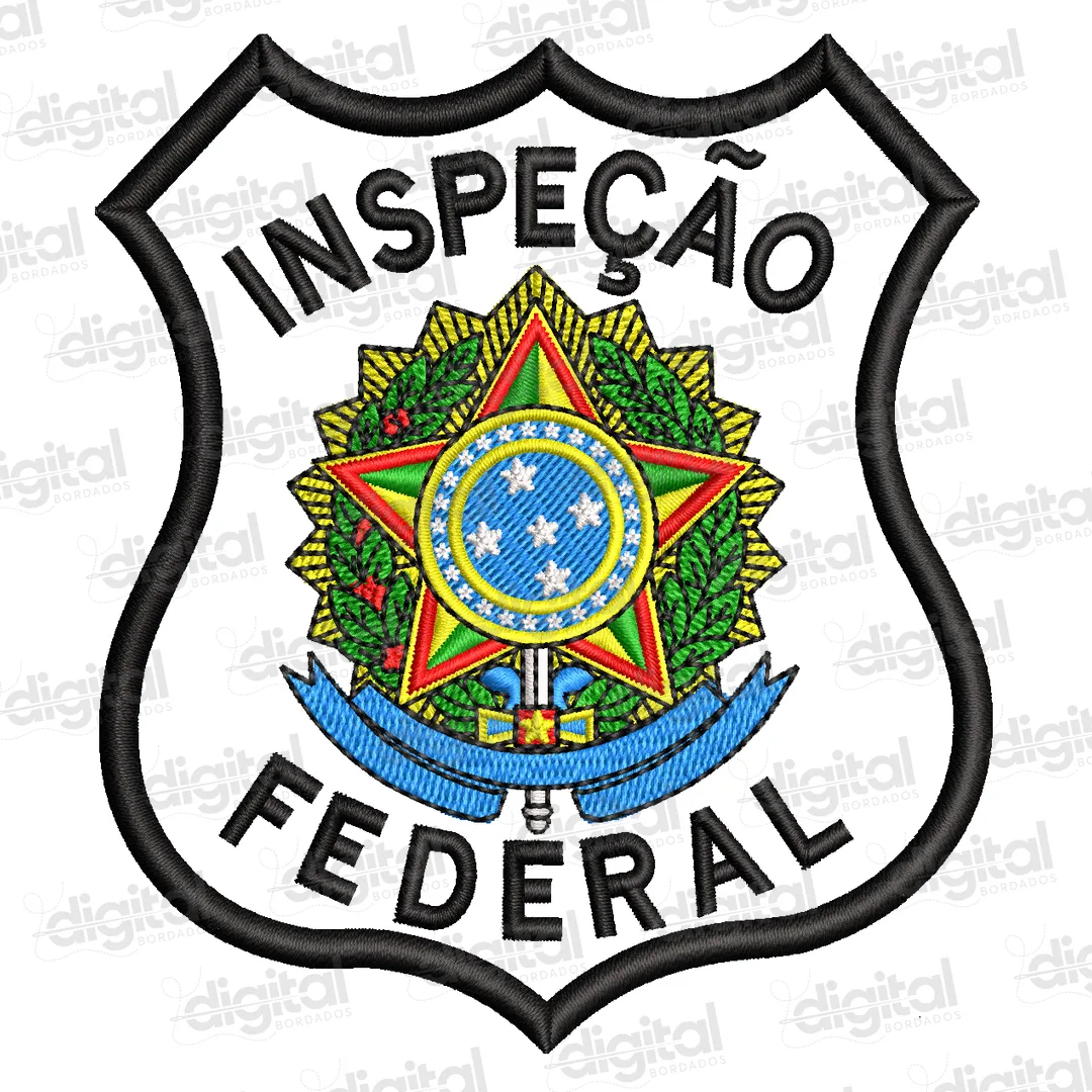 Matriz Bordado Inspeção Federal