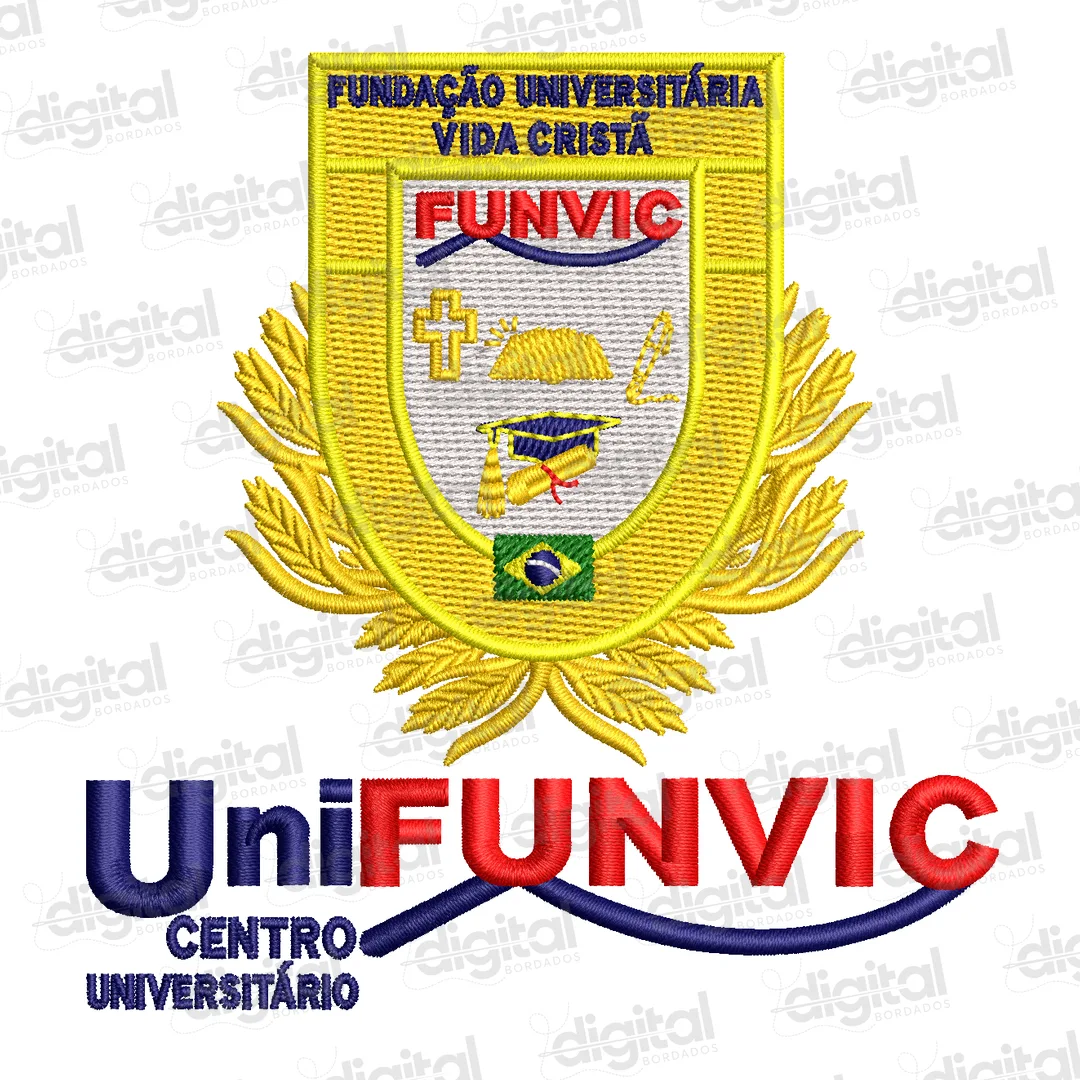 Matriz Bordado UniFunvic Fundação Universitária Vida Cristã