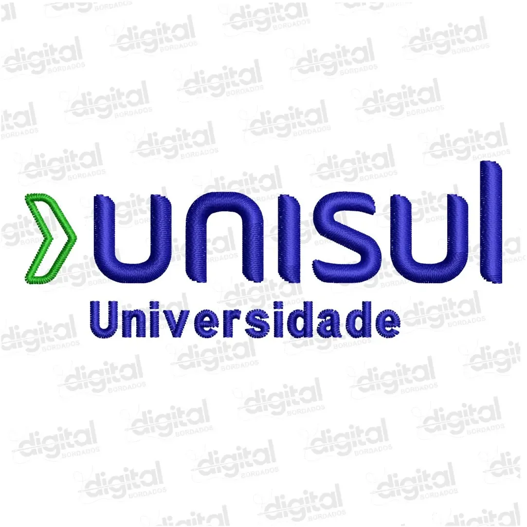 Matriz Bordado Unisul Universidade