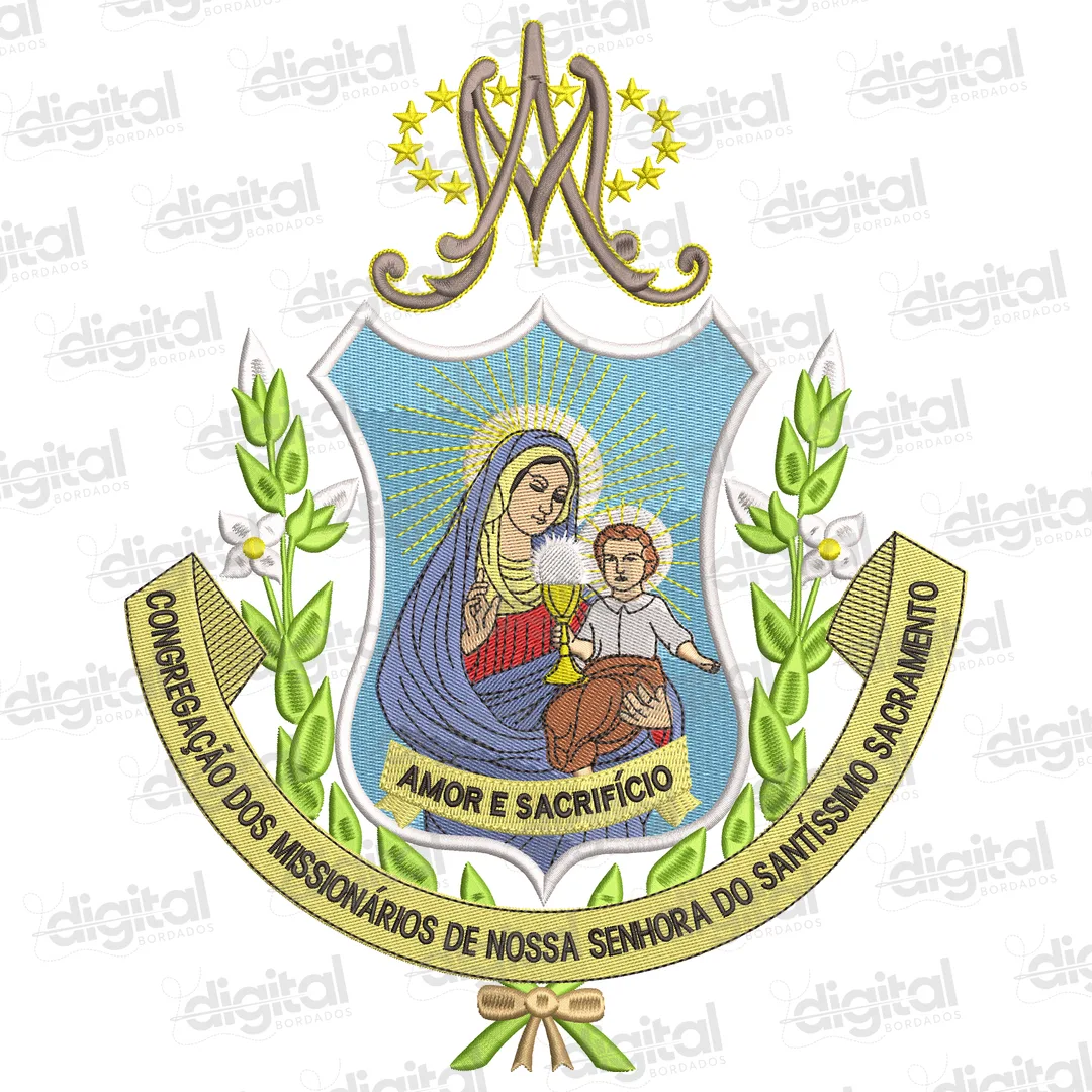 Matriz Bordado Nossa Senhora do Santíssimo Sacramento
