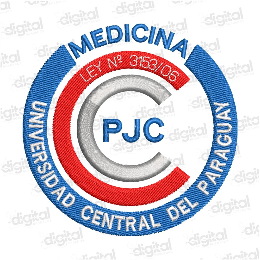 Matriz Bordado Universidad Central del Paraguay PJC