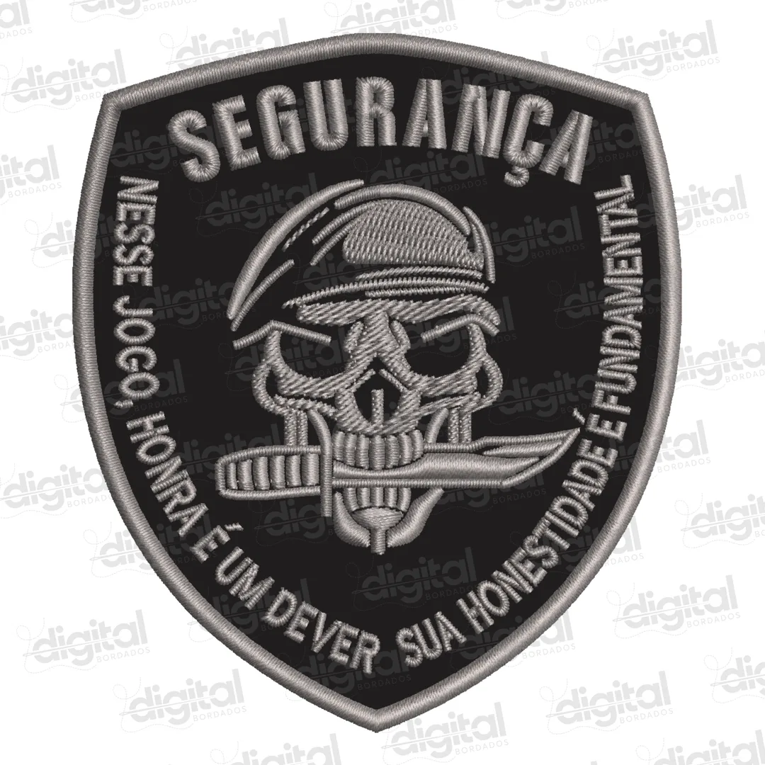Matriz Bordado Brasão de Segurança