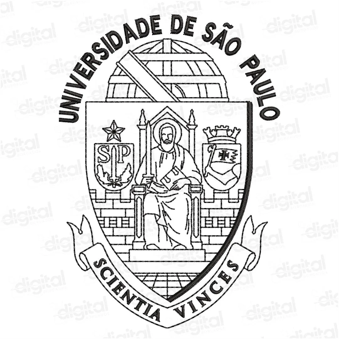 Matriz Bordado Universidade de São Paulo 2