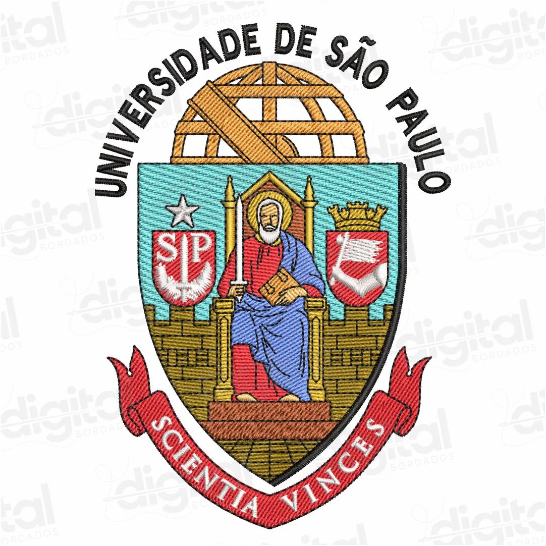 Matriz Bordado Universidade de São Paulo 1
