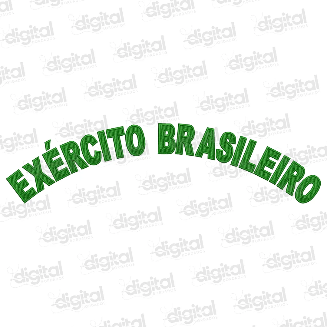 Matriz Bordado Exército Brasileiro