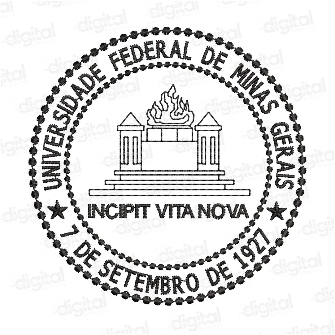 Matriz Bordado Universidade Federal de Minas Gerais