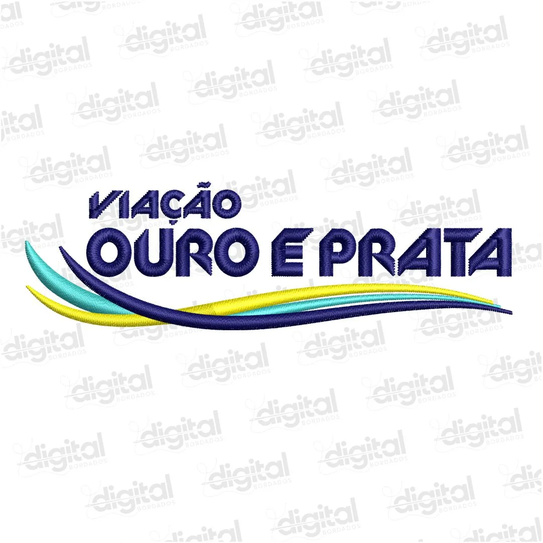 Matriz Bordado Viação Ouro e Prata