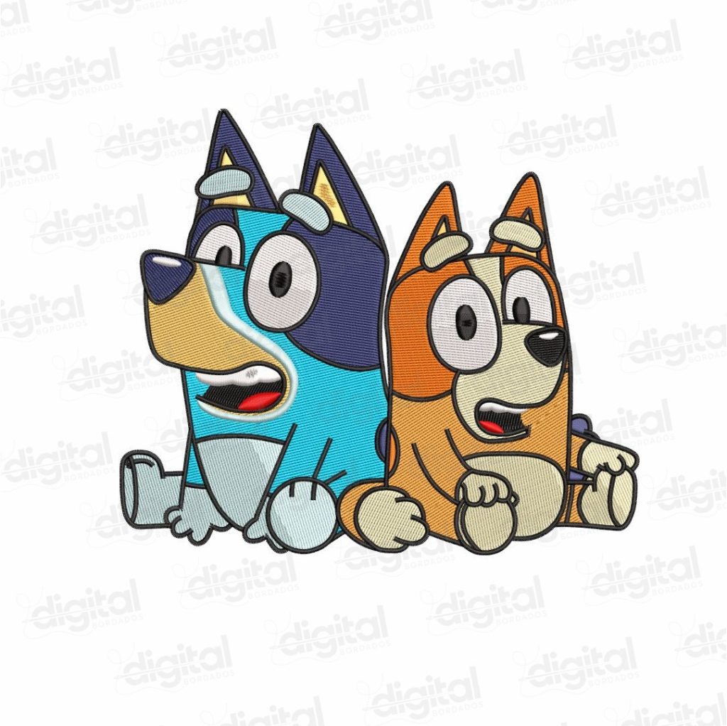 Matriz Bordado Bluey Bingo