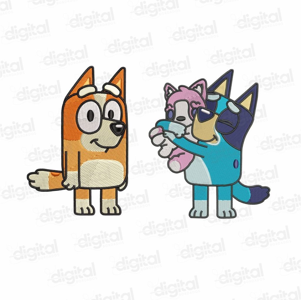Matriz Bordado Bluey Bingo