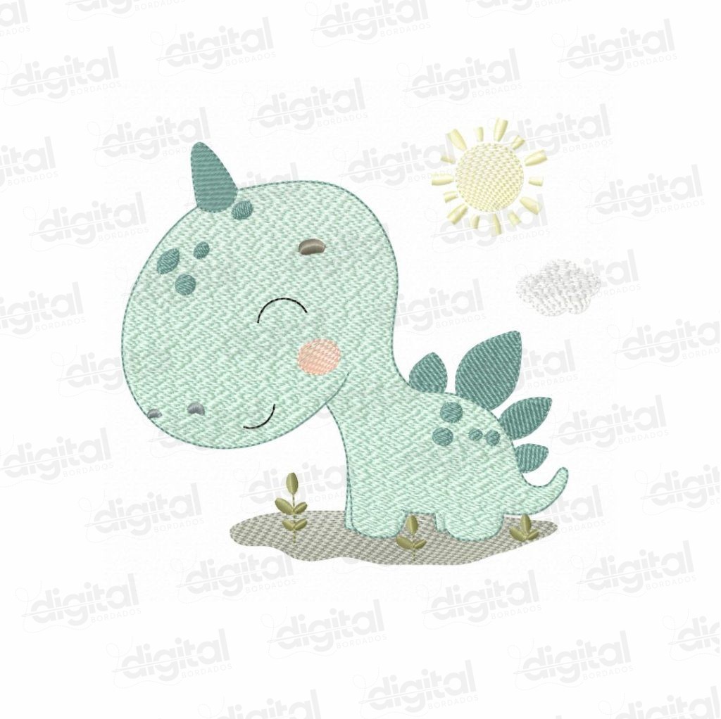 matriz bordado dinossauro infantil bebê