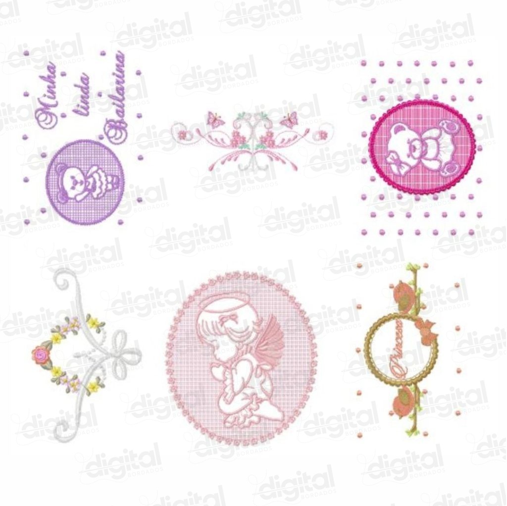 matriz bordado crivo diversos